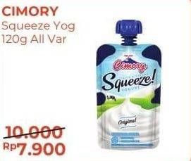 Promo Harga CIMORY Squeeze Yogurt All Variants 120 gr - Alfamart