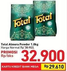 Promo Harga TOTAL Detergent Almeera 1800 gr - Carrefour