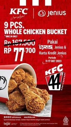 Promo Harga 9 pcs Whole Chicken Bucket  - KFC
