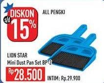 Promo Harga LION STAR Mini Dust Pan BP-2  - Hypermart