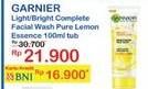 Promo Harga GARNIER Light Complete Foam/ Pure Lemon Essence 100ml  - Indomaret