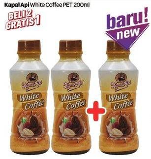 Promo Harga Kapal Api White Coffee Drink 200 ml - Carrefour