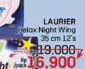 Promo Harga Laurier Relax Night 35cm 12 pcs - LotteMart