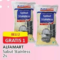 Promo Harga ALFAMART Sabut Spons Stainless 2 pcs - Alfamart