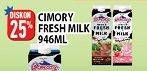 Promo Harga CIMORY Fresh Milk 946 ml - Hypermart