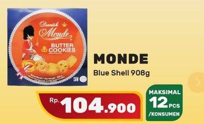 Promo Harga MONDE Butter Cookies 908 gr - Yogya