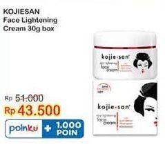 Promo Harga Kojie San Face Lightening Cream 30 gr - Indomaret