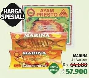 Promo Harga Marina Bandeng Kuning All Variants  - LotteMart