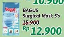 Promo Harga BAGUS Surgical Mask 5 pcs - Alfamidi