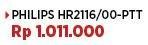Promo Harga Philips HR2116/2100 Blender  - COURTS
