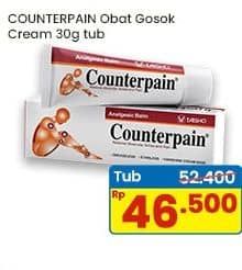 Promo Harga Counterpain Obat Gosok Cream 30 gr - Indomaret
