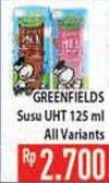 Promo Harga GREENFIELDS UHT All Variants 125 ml - Hypermart