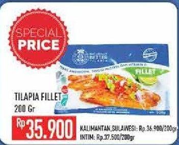 Promo Harga Ikan Fillet Tilapia 200 gr - Hypermart