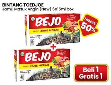 Promo Harga Bintang Toedjoe Masuk Angin per 6 sachet 15 ml - Indomaret
