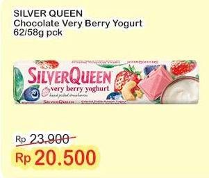 Promo Harga Silver Queen Chocolate Very Berry Yoghurt 58 gr - Indomaret
