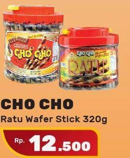 Promo Harga CHO CHO Wafer Stick Ratu Chocolate 320 gr - Yogya