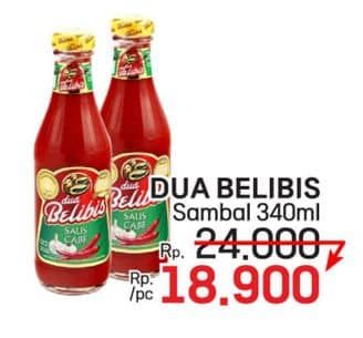 Promo Harga Dua Belibis Saus Cabe 340 ml - LotteMart