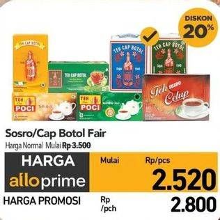 Promo Harga Sosro/ Cap Botol Fair   - Carrefour