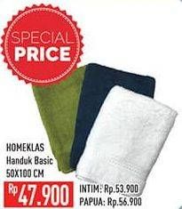 Promo Harga HOMEKLAS Handuk Mandi 50x100 Cm  - Hypermart