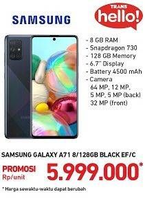 Promo Harga SAMSUNG Galaxy A71 | Smartphone 8GB/128GB  - Carrefour