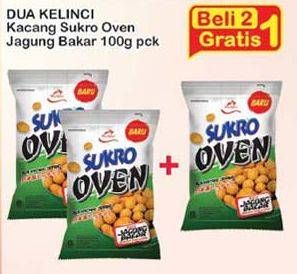 Promo Harga DUA KELINCI Kacang Sukro Jagung Bakar per 2 pouch 100 gr - Indomaret