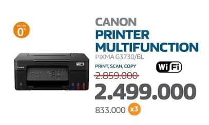 Promo Harga Canon Pixma G3730 Printer 3-in-1  - Electronic City