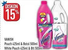 Promo Harga Vanish Penghilang Noda Cair Putih, Pink Botol/Pouch  - Hypermart