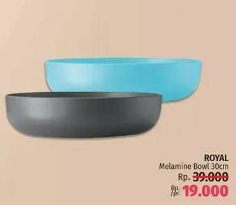 Promo Harga ROYALVKB Melamin Bowl 30 cm  - LotteMart