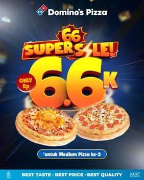 Promo Harga Promo 6.6  - Domino Pizza