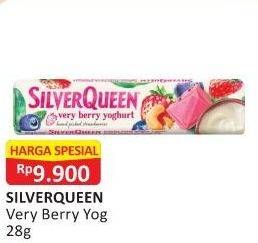 Promo Harga SILVER QUEEN Chocolate Very Berry Yoghurt 28 gr - Alfamart