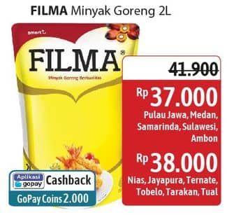 Promo Harga Filma Minyak Goreng 2000 ml - Alfamidi