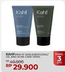 Promo Harga Kahf Face Wash Skin Energizing And Brightening, Oil And Acne Care 100 ml - Yogya