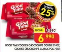 Promo Harga Good Time Cookies Chocochips Double Choc, Classic 72 gr - Superindo