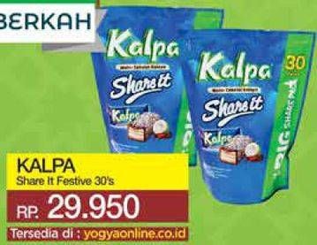 Promo Harga KALPA Wafer Cokelat Kelapa Share It per 10 pcs 9 gr - Yogya