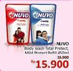 Promo Harga NUVO Body Wash Total Protect, Mild Protect 450 ml - Alfamidi