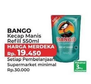 Promo Harga BANGO Kecap Manis 550 ml - Yogya