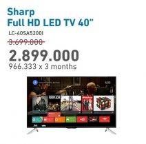 Promo Harga SHARP LC-40SA5200i LED TV 40"  - Electronic City