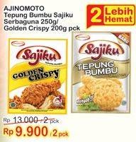 Promo Harga AJINOMOTO SAJIKU Tepung Bumbu / Golden Crispy  - Indomaret