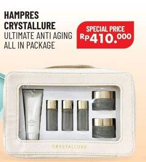 Promo Harga Wardah Crystallure Hampers Ultimate Anti Aging All In Package  - Carrefour