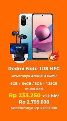 Promo Harga XIAOMI Redmi Note 10S  - Erafone