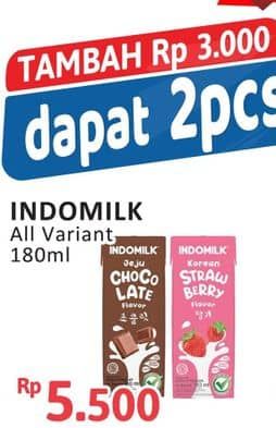 Promo Harga Indomilk Korean Series All Variants 180 ml - Alfamidi
