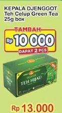 Promo Harga Kepala Djenggot Teh Celup Green Tea  - Indomaret