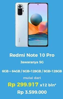 Promo Harga XIAOMI Redmi Note 10 Pro  - Erafone