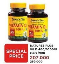 Promo Harga Vitamin D3 400 / 1000IU  - Watsons