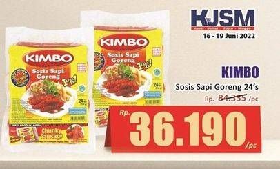 Promo Harga Kimbo Sosis Sapi Goreng 24 pcs - Hari Hari