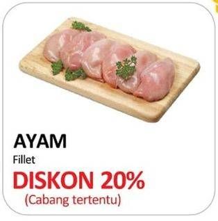 Promo Harga Ayam Fillet per 100 gr - Yogya