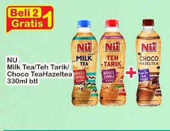 Promo Harga NU Milk Tea/NU Teh Tarik/NU Choco Hazeltea   - Indomaret