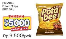 Promo Harga POTABEE Snack Potato Chips BBQ 68 gr - Indomaret