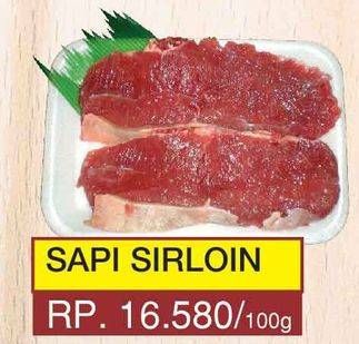 Promo Harga Daging Has Luar (Daging Sirloin) per 100 gr - Yogya