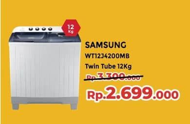 Promo Harga Samsung WT12J4200MB | Mesin Cuci  - Yogya